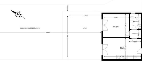 2 rooms Apartment in San Giuliano Milanese, Italy No. 30353 22