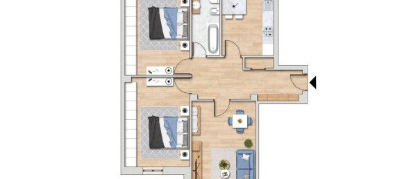 3 rooms Apartment in Milan, Italy No. 242577 21