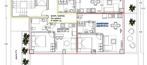 Квартира с 1 спальней в Пирей, Аттика, Греция № 93628 3