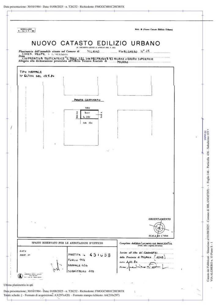 3غرفة شقة في Milan, Italy رقم 257713