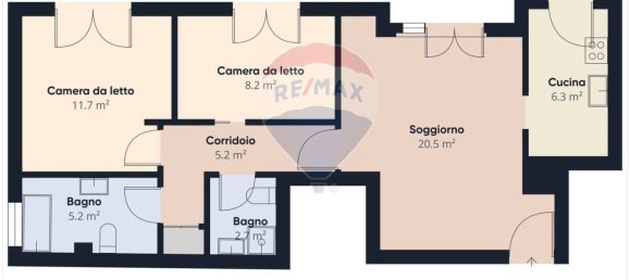 3-Zimmer Wohnung in Monterotondo, Italy, Nr. 275597 23