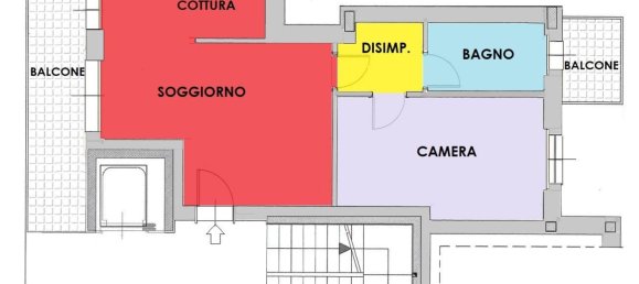 2-salle Appartement à San Donato Milanese, Italy No. 101645 23