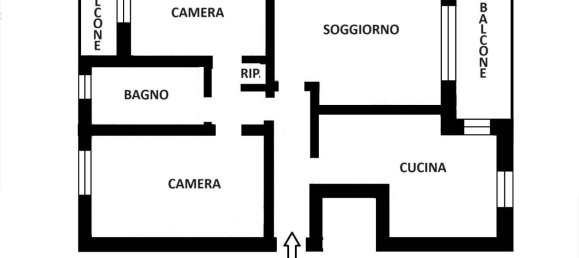 3 rooms Apartment in Settimo Milanese, Italy No. 70102 37