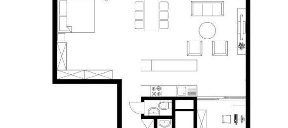 Penthouse T1 em Munich, Germany N.º 292967 8