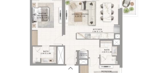 1 bedroom Apartment in Dubai Creek Harbour (The Lagoons), UAE No. 121591 6