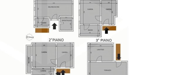 Дом с 6 комнатами в Корато, Италия № 32802 3