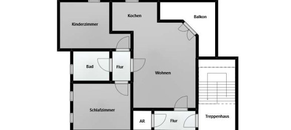 2 Schlafzimmer Wohnung in Gotha, Germany, Nr. 88216 2
