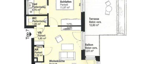 2-salle Appartement à Vienna, Austria No. 18534 8