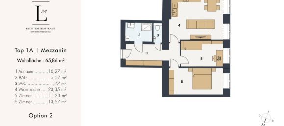 Ático de 3 habitaciónes en Alsergrund, Austria No. 127259 13