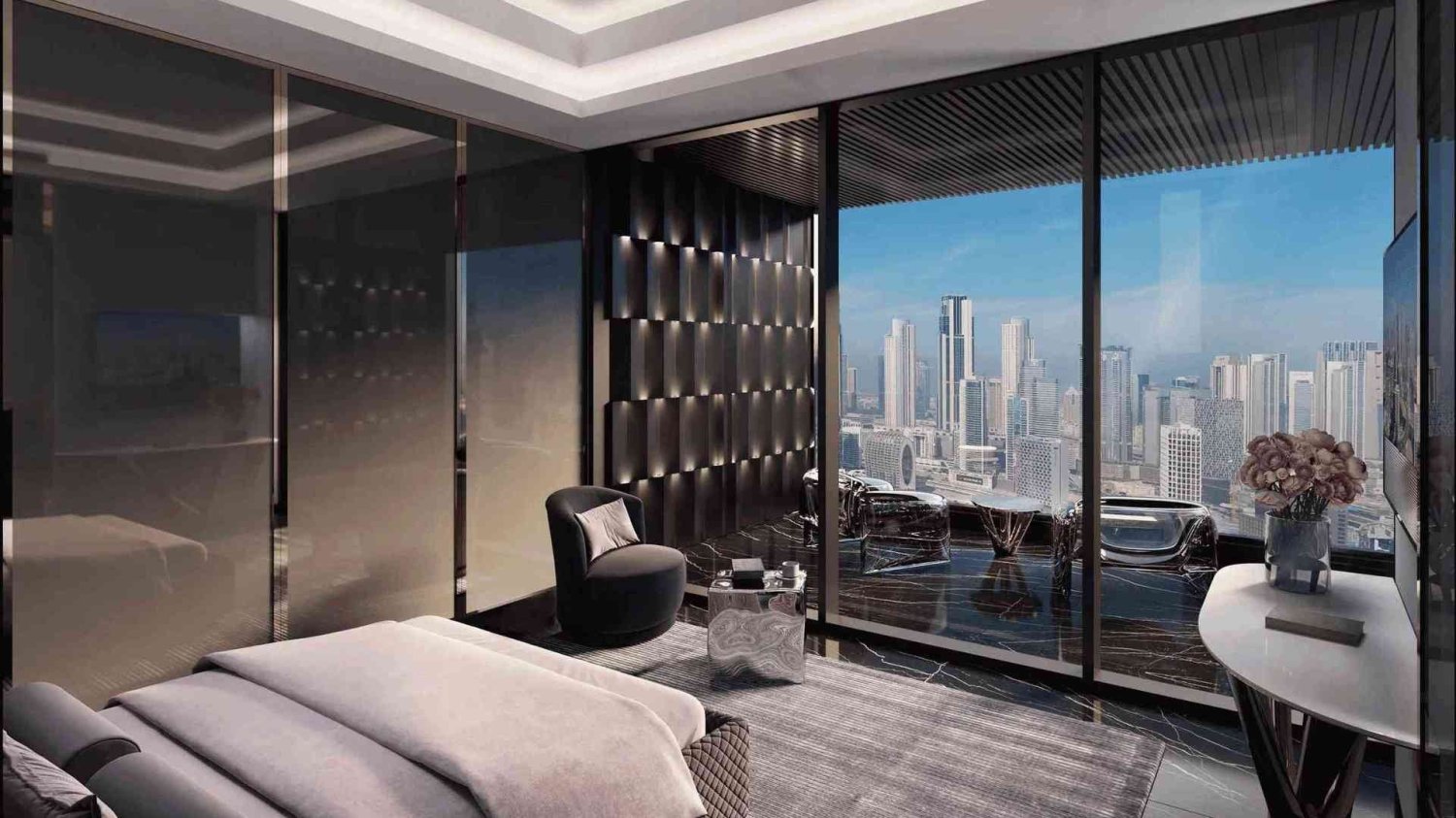 Ático de 6 dormitorios en BURJ BINGHATTI JACOB & CO RESIDENCES, Business Bay, UAE No. 60297