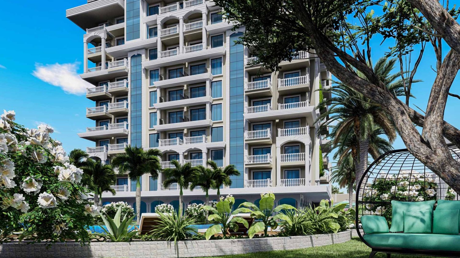 Apartamento de 1+1 en Euro Avsallar Residence, Alanya, Turkey No. 36837