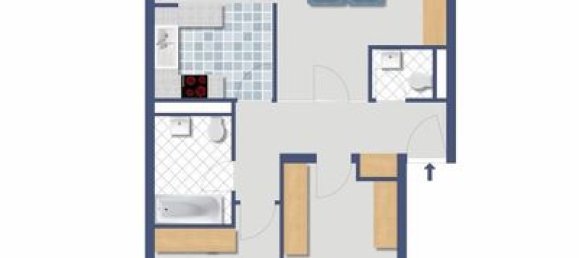 Квартира с 3 комнатами в Фрайбург им Брайсгау, Германия № 17599 4