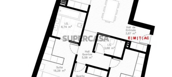 Квартира с 3 спальнями в Esgueira, Португалия № 154581 9