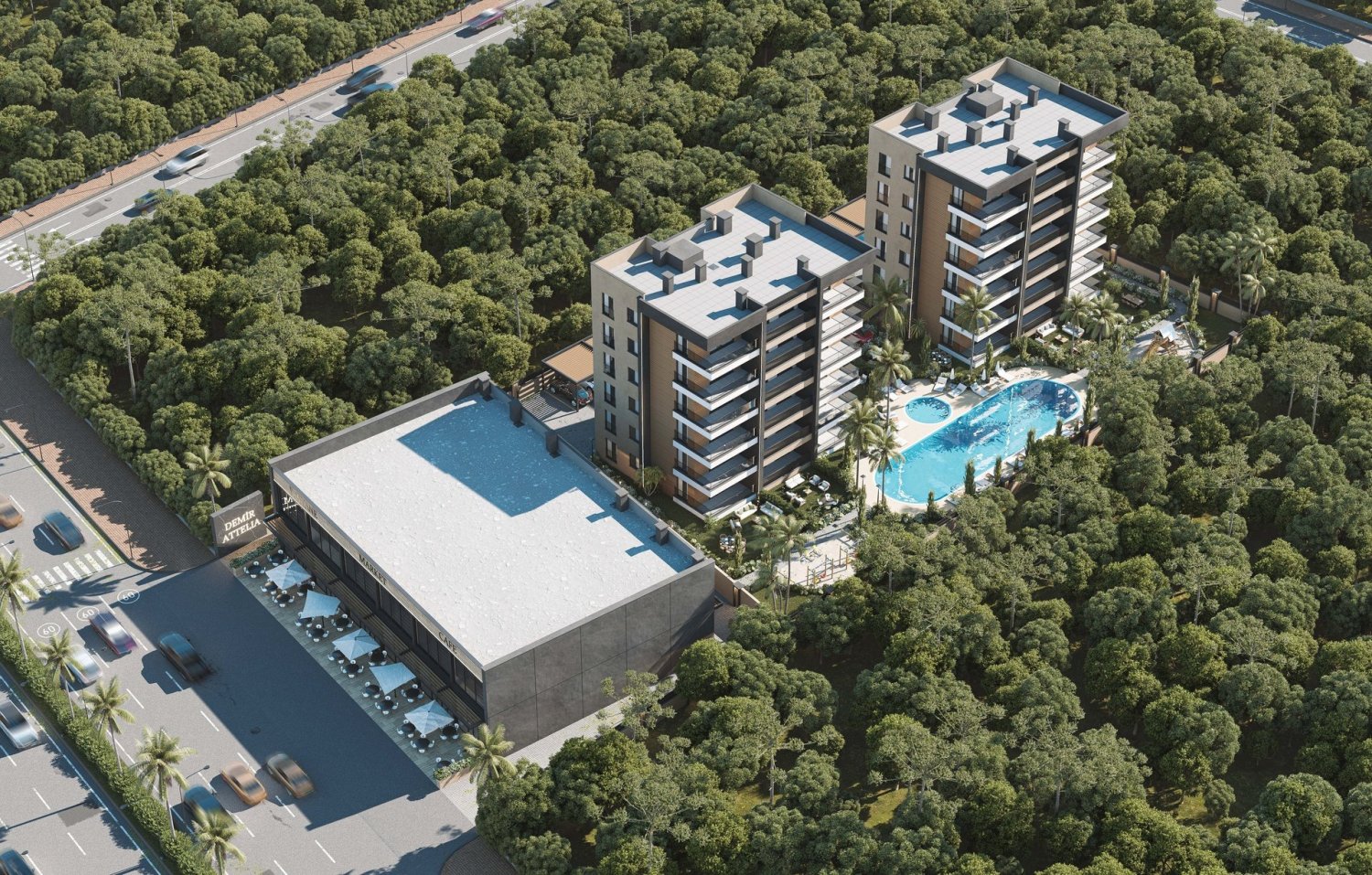 Apartment 2+1 in Antalya, Turkey No. 23265