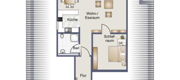Apartamento de 1 dormitorio en Boblingen, Germany No. 17346 12