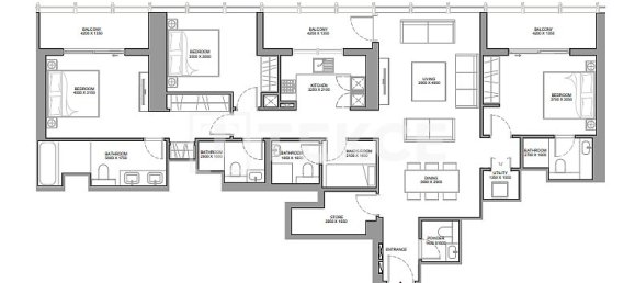 4 Schlafzimmer Wohnung in Dubai, UAE, Nr. 111725 16