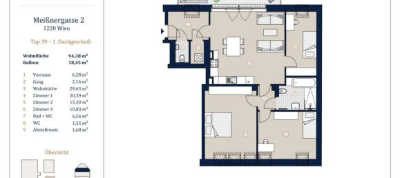 Apartamento de 4 divisões em Vienna, Austria N.º 237242 21