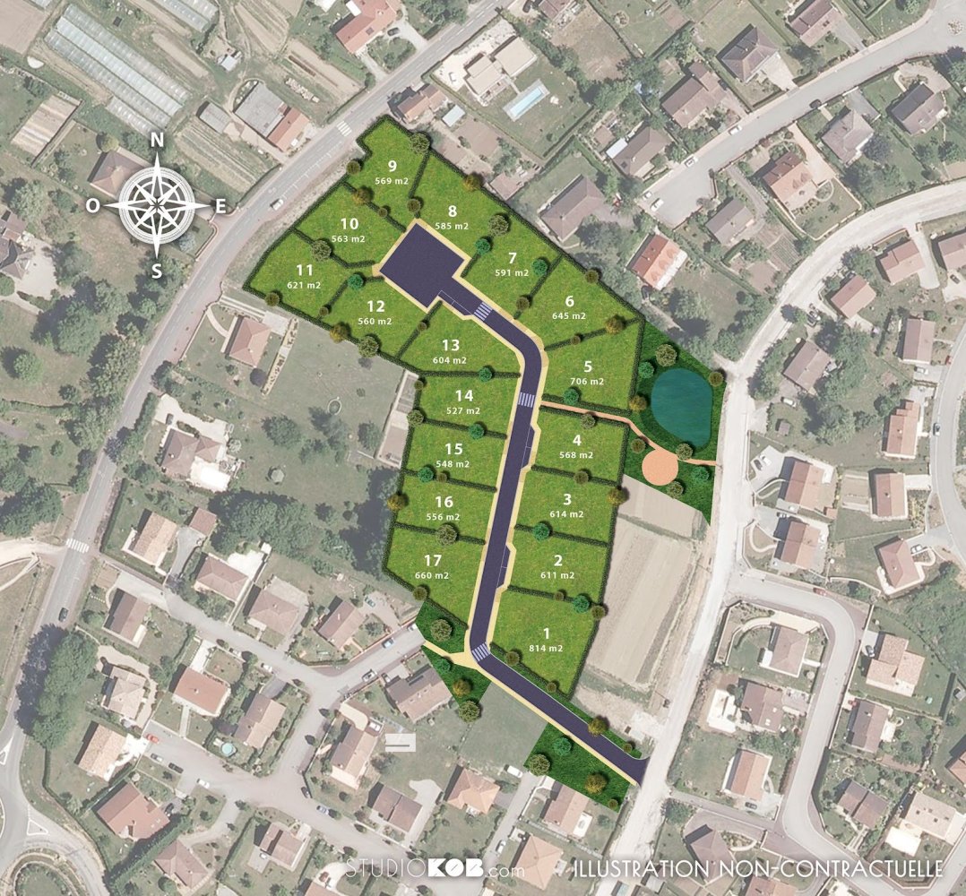 Grundstück in Isle, France 621m², Nr. 228674