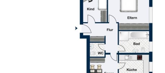 3غرفة شقة في Reutlingen, Germany رقم 80445 14