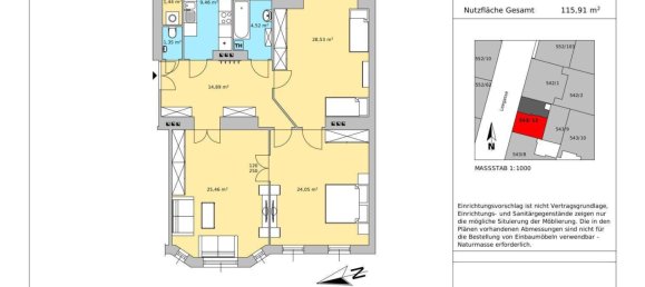 Apartamento de 3 divisões em Penzing, Austria N.º 86148 2
