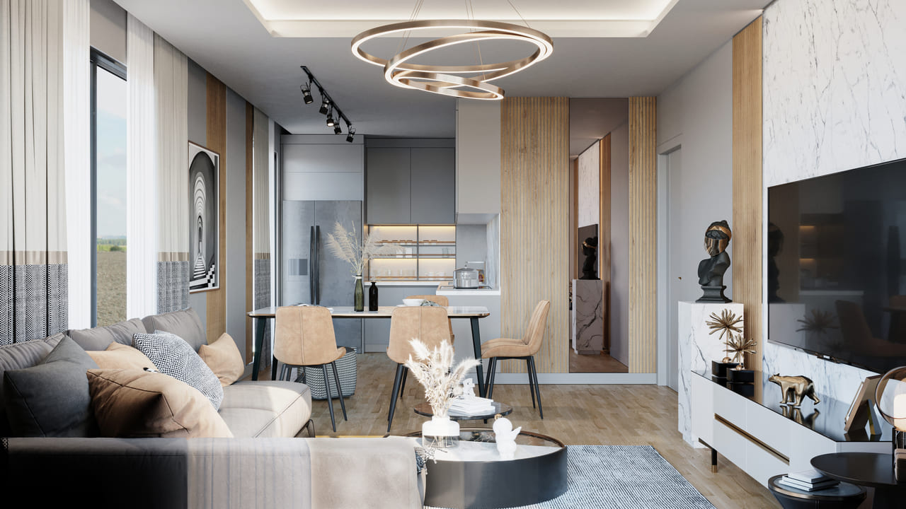 Appartement 3+1 à Lotus Terrace, Aksu, Turkey No. 39196