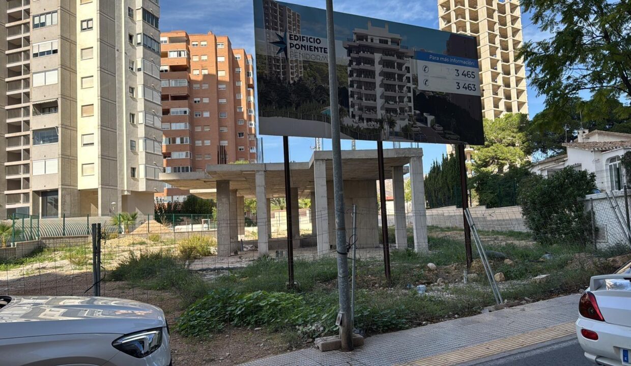 3 غرف نوم قطعة أرض في Benidorm, Spain رقم 119450