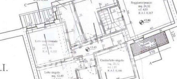 4 rooms Apartment in Torrevecchia Pia, Italy No. 332706 40