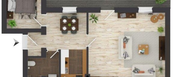 Квартира с 2 комнатами в Нойнкирхен, Австрия № 182386 6