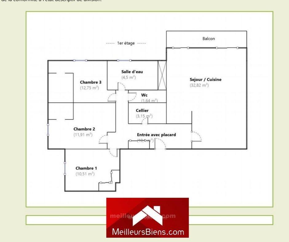 Apartamento de 3 dormitorios en Anglet, France No. 109277