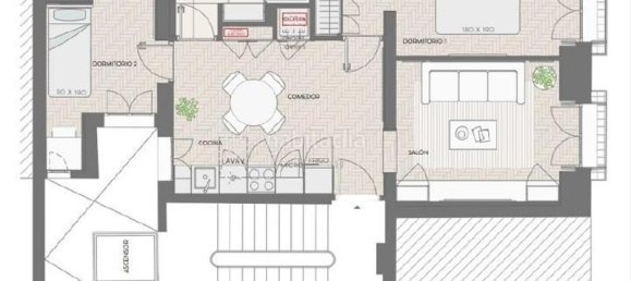 Квартира с 2 спальнями в Мадрид, Испания № 96220 13