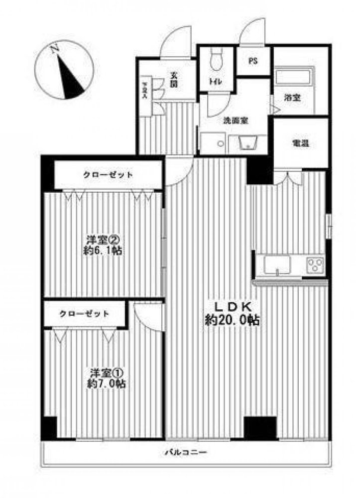 Apartamento T2 em Kosaka, Japan N.º 3115