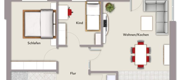 3غرفة شقة في Oldenburg, Germany رقم 337716 13