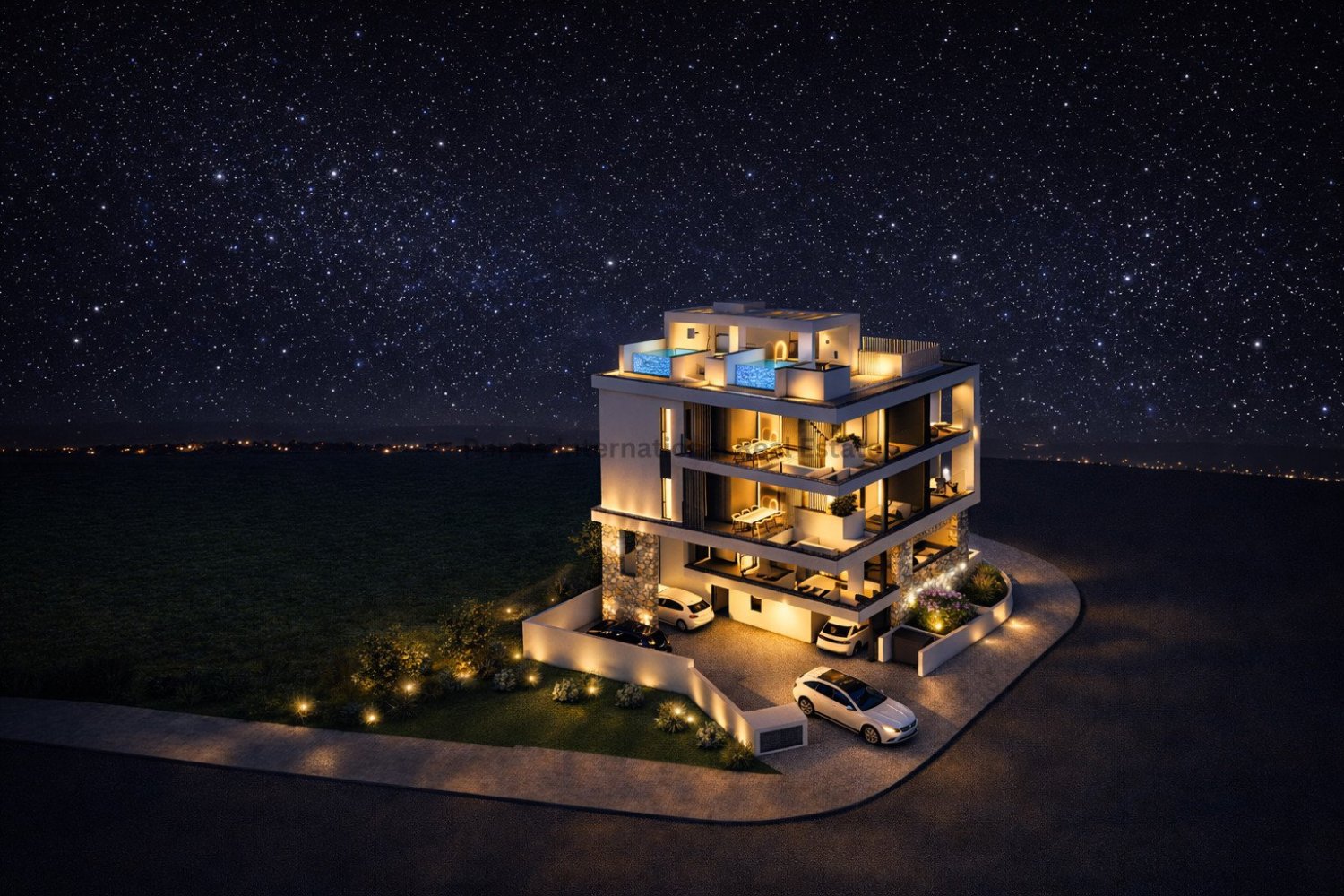 Квартира с 2 спальнями в Айя Напа, Кипр № 36211