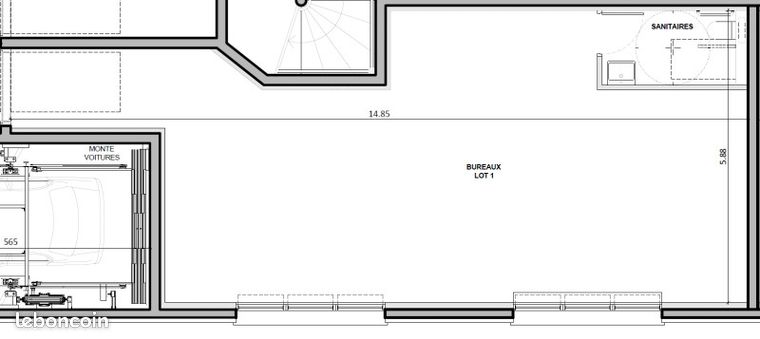  مكتب في Levallois-Perret, France 68متر مربع رقم 310545