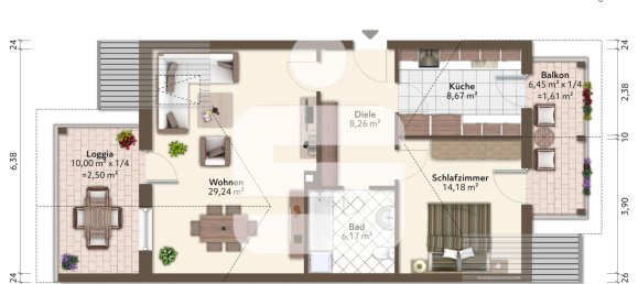 1 chambre Appartement à Munich, Germany No. 233942 2