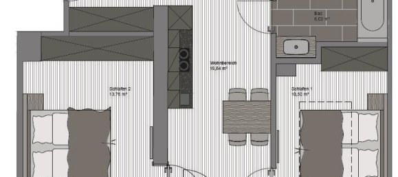 2غرفة شقة في Seefeld in Tirol, Austria رقم 63210 11