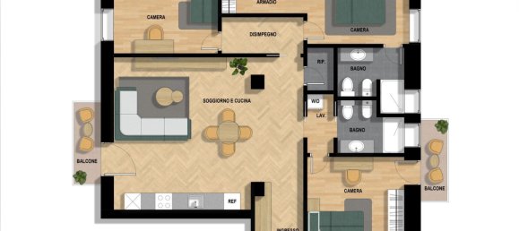 4-salle Appartement à Piacenza, Italy No. 193840 34