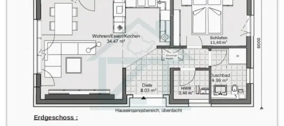Bungalow de 1 dormitorio en Weimarer Land, Germany No. 288041 4