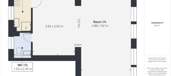 1-Zimmer Gewerbliche Immobilie in Magdeburg, Germany, Nr. 227437 10