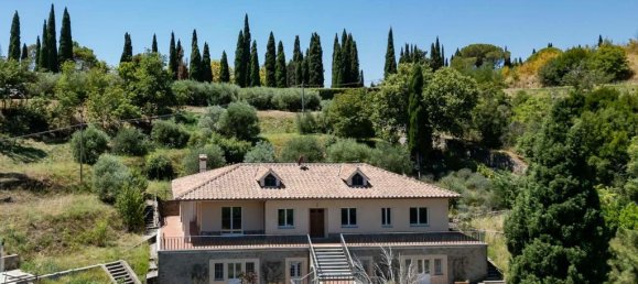 6 غرف نوم فيلا في Cortona, Italy رقم 57243 6