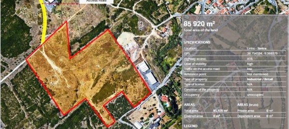  قطعة أرض في Sintra, Portugal 85920متر مربع رقم 61433 7