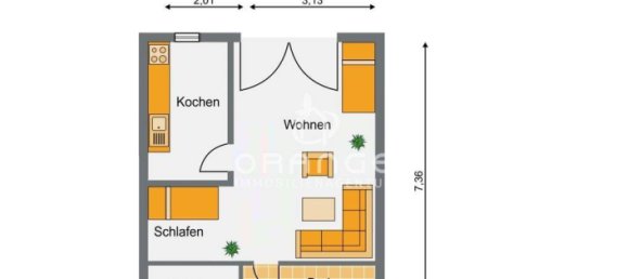 Дуплекс с 2 спальнями в Райнгау-Таунус, Германия № 275190 5