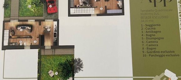 2-Zimmer Wohnung in Campi Bisenzio, Italy, Nr. 171078 5