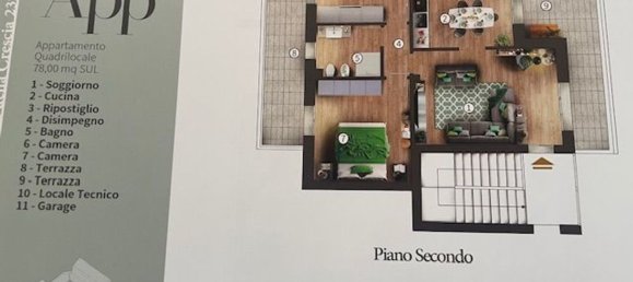 2-Zimmer Wohnung in Campi Bisenzio, Italy, Nr. 171078 6