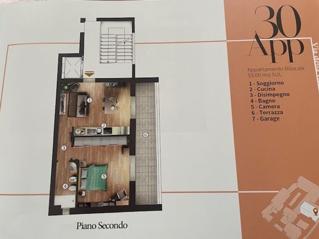 2-Zimmer Wohnung in Campi Bisenzio, Italy, Nr. 171078