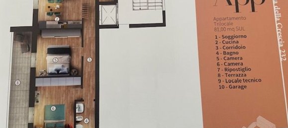 2-Zimmer Wohnung in Campi Bisenzio, Italy, Nr. 171078 16