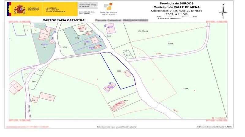 1 غرف نوم منزل في Valle de Mena, Spain رقم 28513