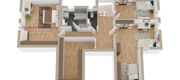 Ático de 3 dormitorios en Leipzig, Germany No. 134712 15