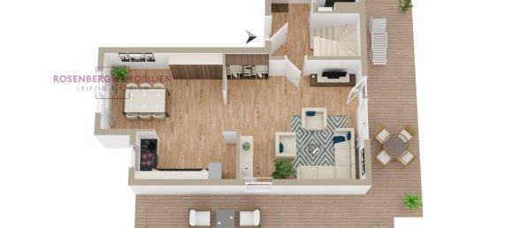 Ático de 3 dormitorios en Leipzig, Germany No. 134712 14