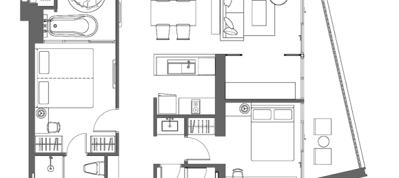 Квартира с 2 спальнями в Пхукет, Таиланд № 7740 17